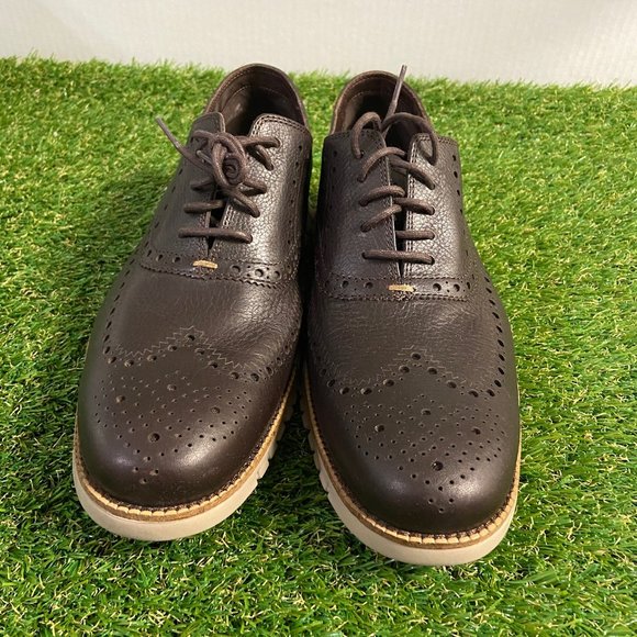 Cole Haan Men\'s Zerogrand Wing Oxford Java Cobblestone Mens Shoes 11.5 NEW main image 7